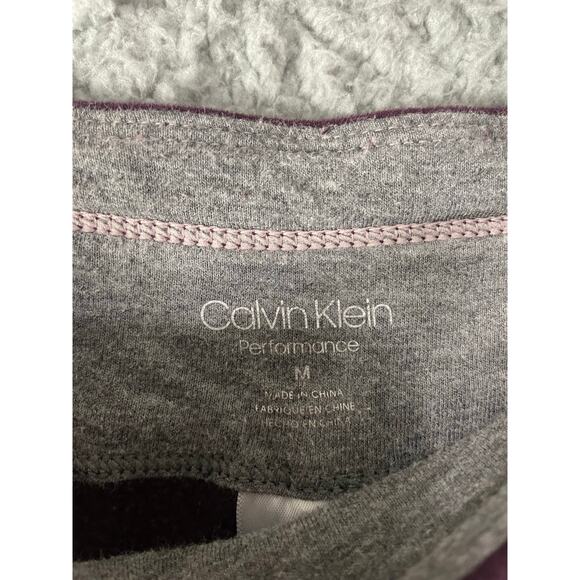 Calvin Klein Performance Burgundy Logo Joggers Men’s Medium Casual Sweatpants - Picture 5 of 7